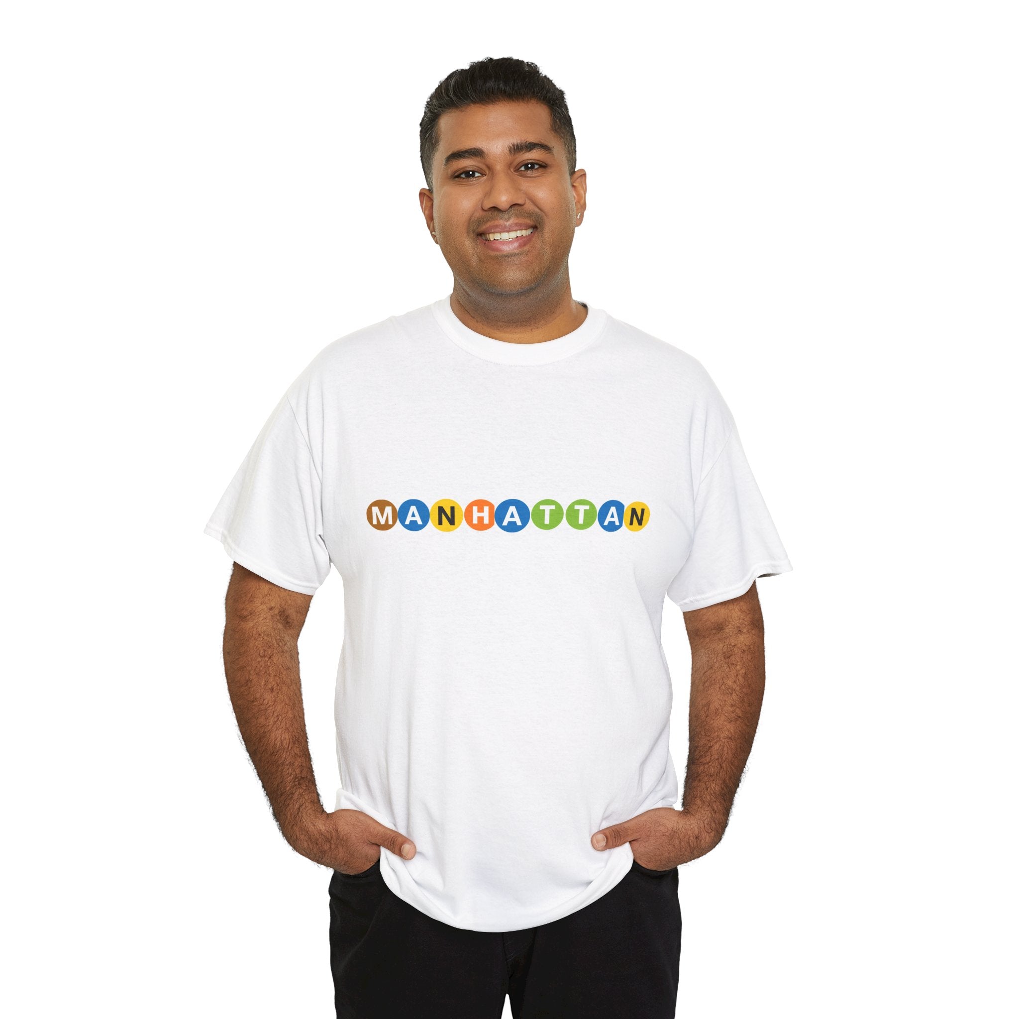 Camiseta Manhattan | Camiseta letreros Metro de Nueva York
