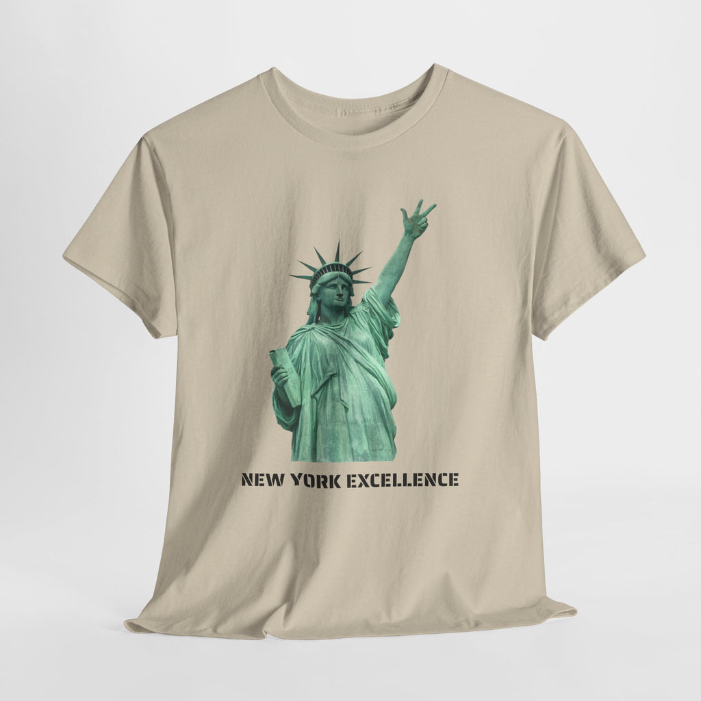 New York Excellence Three Points T-Shirt | Statue of Liberty Jalen Brunson NYC Basketball Tee