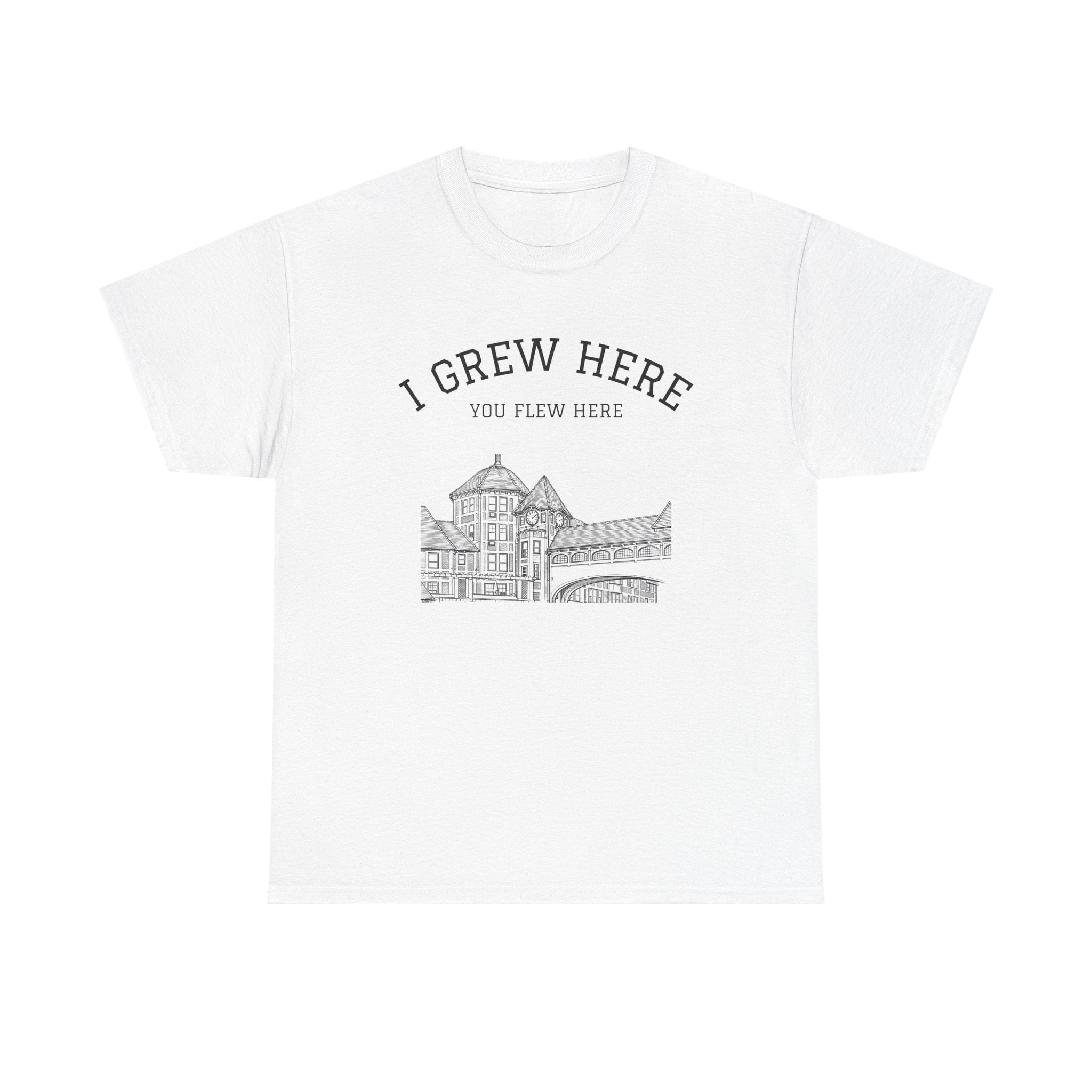 Forest Hills Station Plaza T-Shirt | I Grew Here You Flew Here New York City Queens Station Plaza Tee