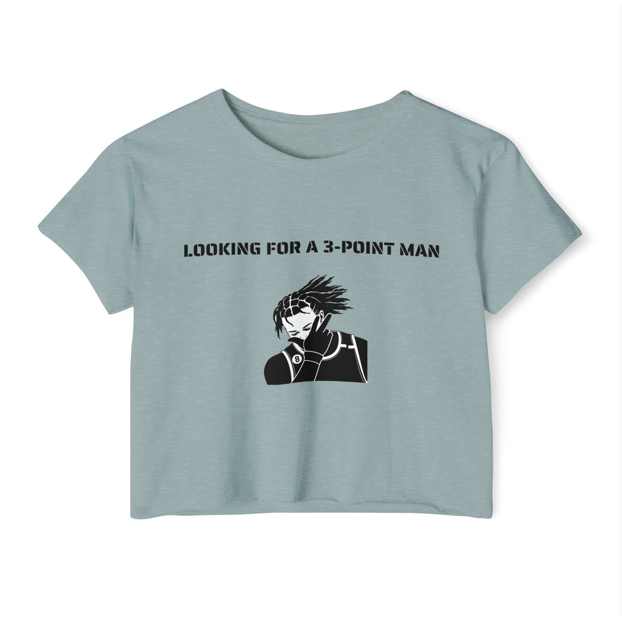 Looking For A 3-Point Man crop top tee | New York Basketball Jalen Brunson T-shirt