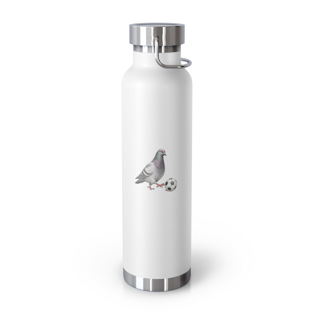 Customizable Corona NYC Pigeon 22oz Water Bottle | New York Soccer Player Copper Vacuum Insulated