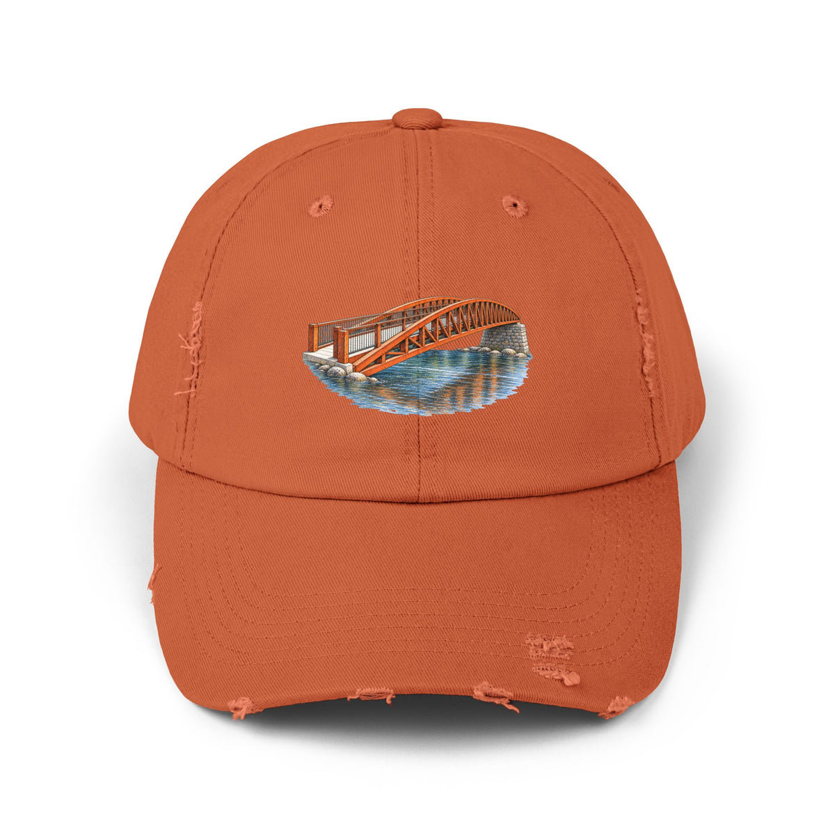 Neversink Crossing Distressed Cap — Fallsburg Catskills Upstate New York Hat