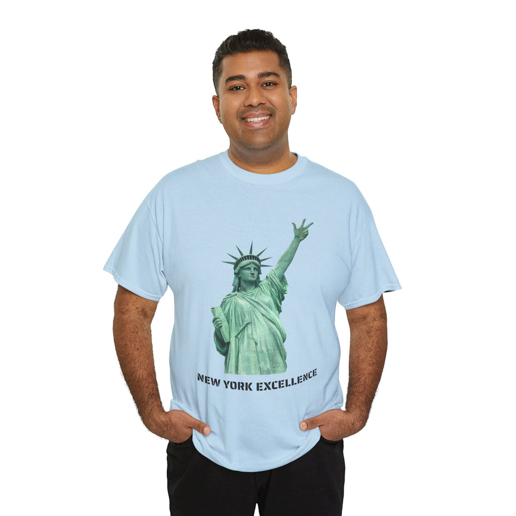 New York Excellence Three Points T-Shirt | Statue of Liberty Jalen Brunson NYC Basketball Tee