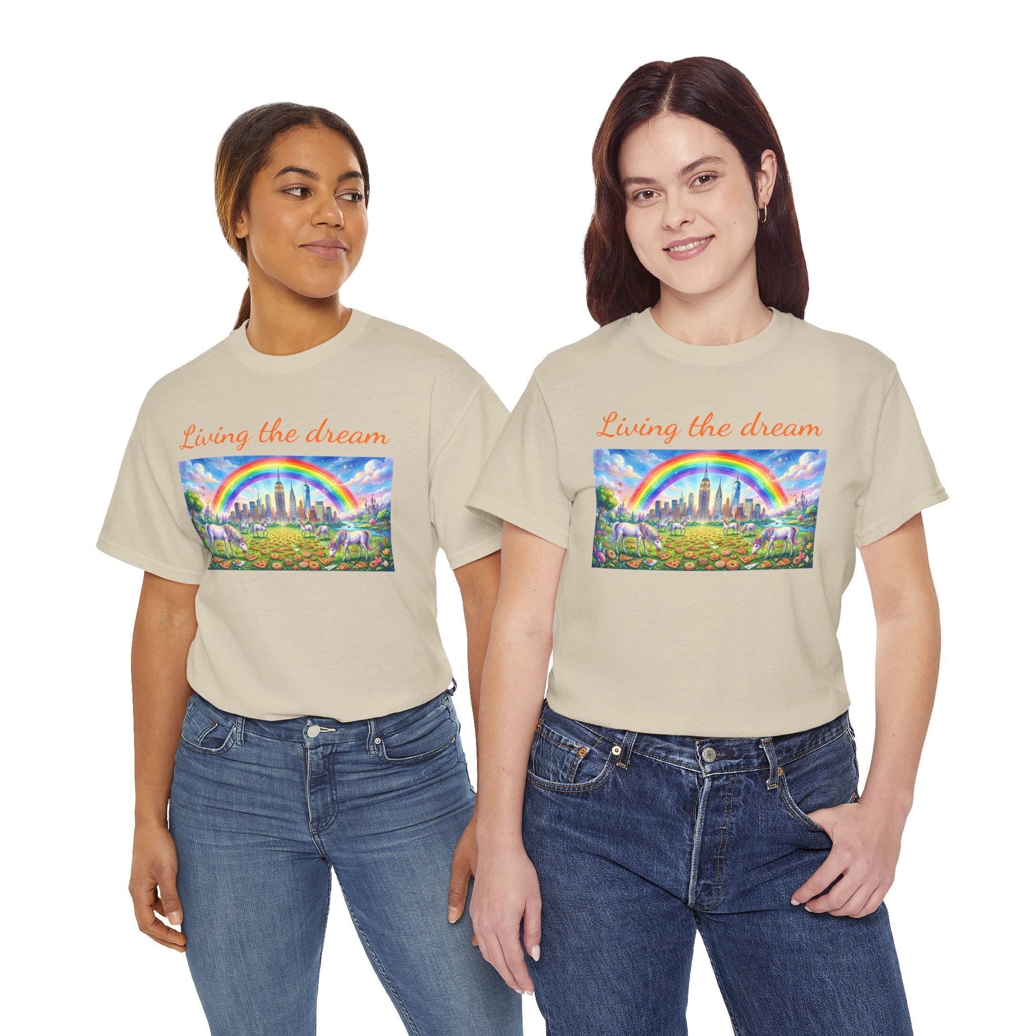 NYC Living The Dream T-Shirt | New York Is a Fairy Tale Tee