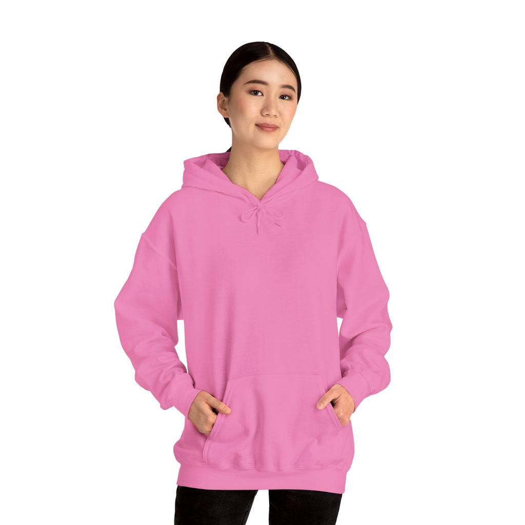 Woodmere Girl Hoodie – Retro Pink Wave Back Print Hooded Sweatshirt