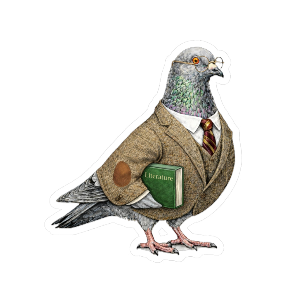Morningside Heights NYC Pigeon 3" x 3" Sticker