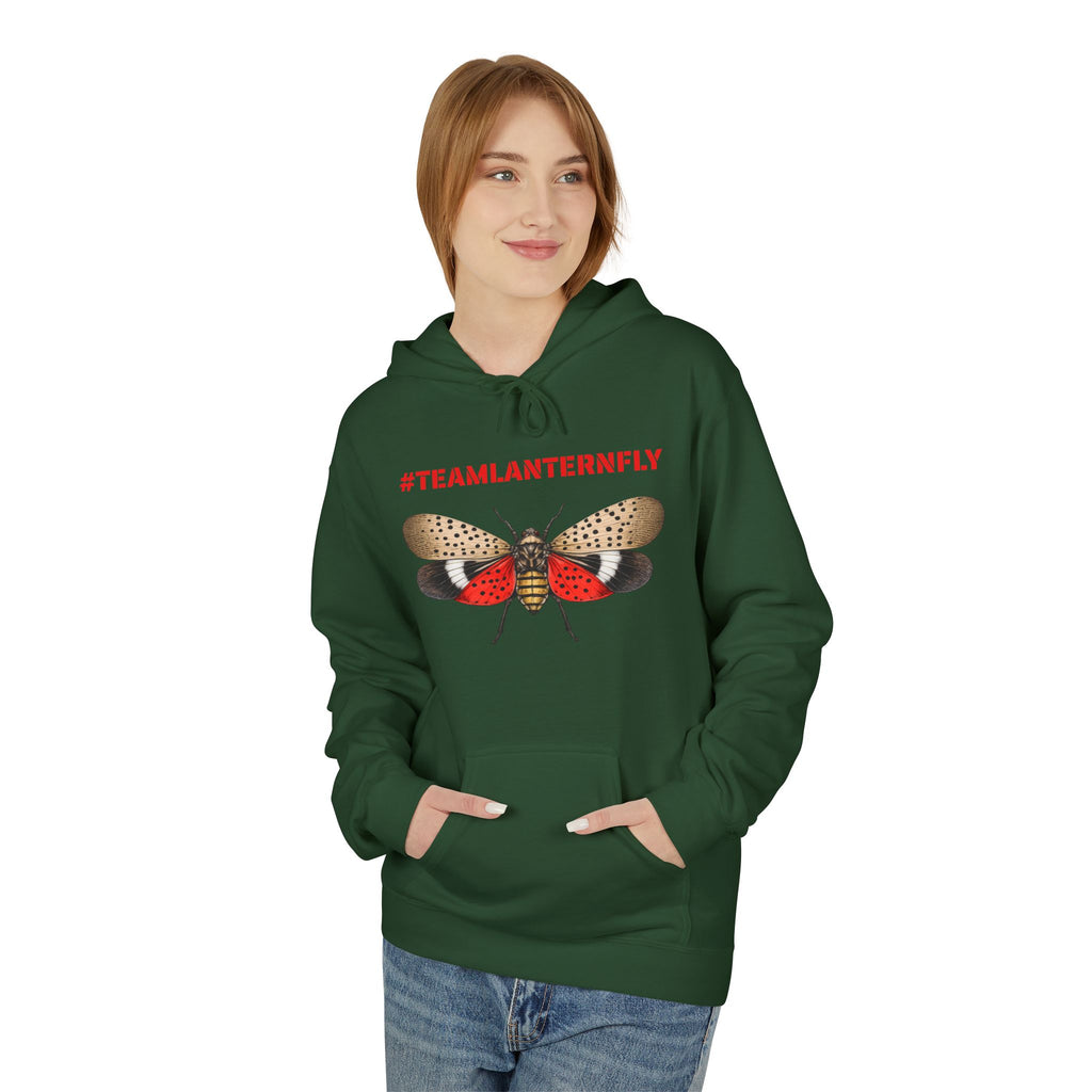 NYC Spotted Lanternfly Hoodie — Team Lanternfly Hooded Pullover Sweatshirt