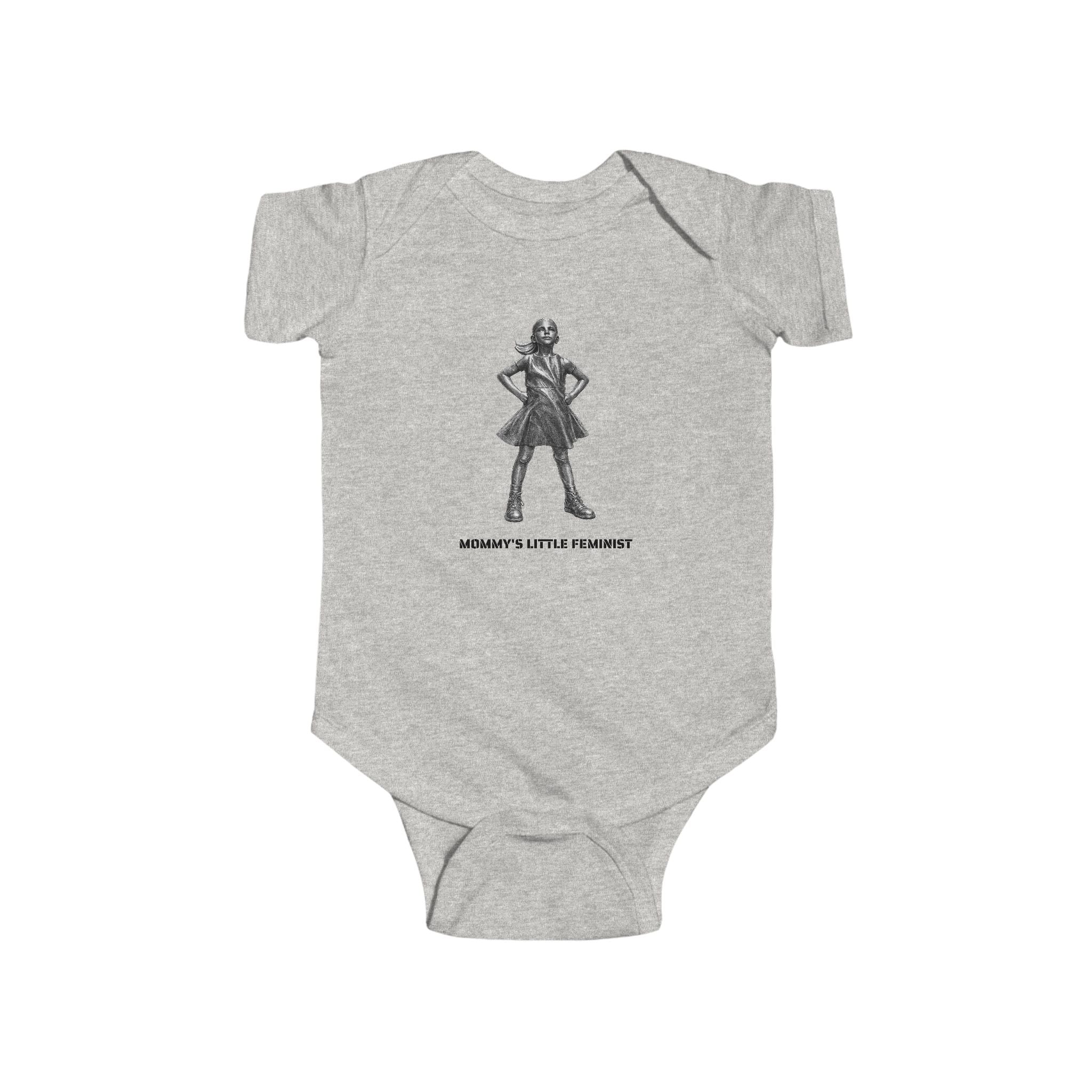 Mommy's Little Feminist Baby Bodysuit | Fearless Girl Onesie