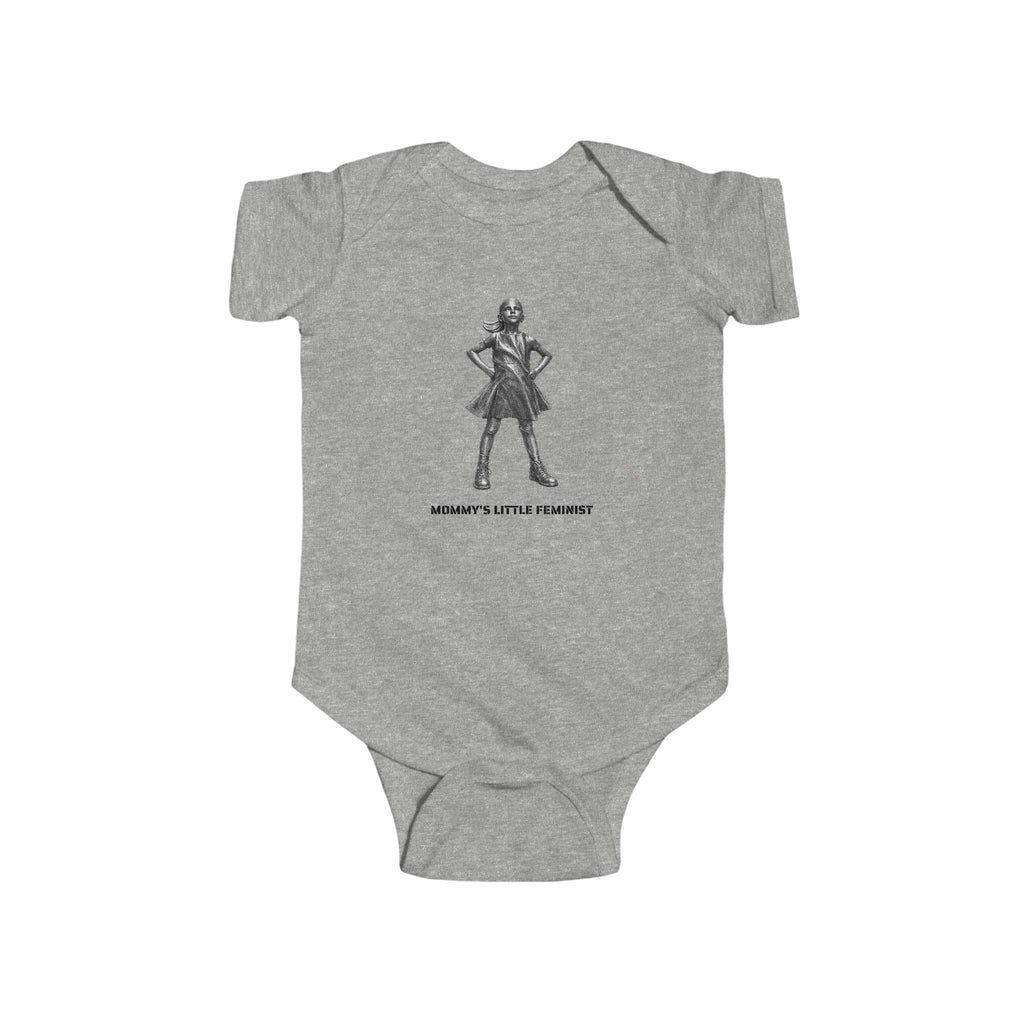 Mommy's Little Feminist Baby Bodysuit | Fearless Girl Onesie