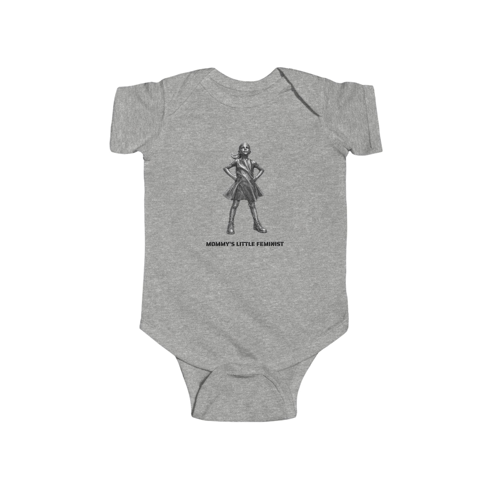 Mommy's Little Feminist Baby Bodysuit | Fearless Girl Onesie