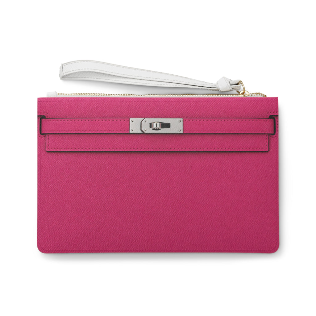 Canal Street Pink Clutch Bag — Elegant Wristlet Purse for Evening & Gifts