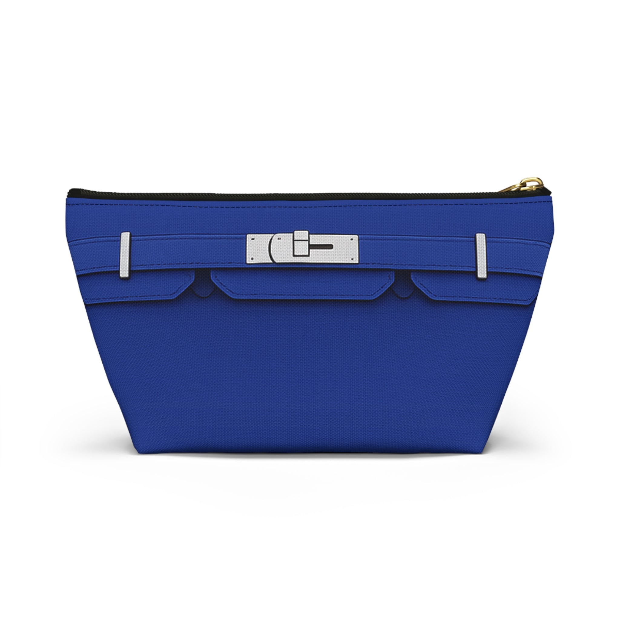 Canal Street Blue Makeup Bag —  T-Bottom Travel Bag