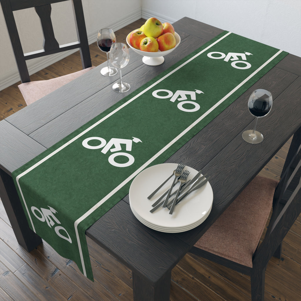 NYC Bike Lane Table Runner - New York Bicycle Lane Picnic Table Cyclist Gift