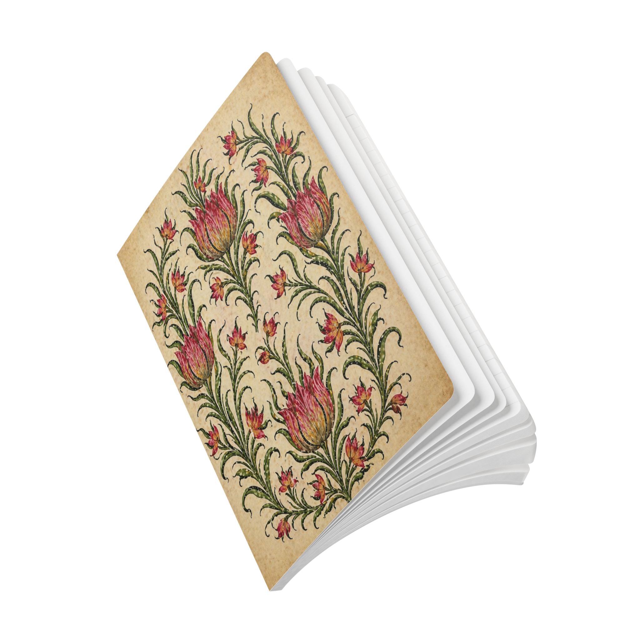 Botanical Garden Vintage-style Floral Journal —Garden Softcover Notebook