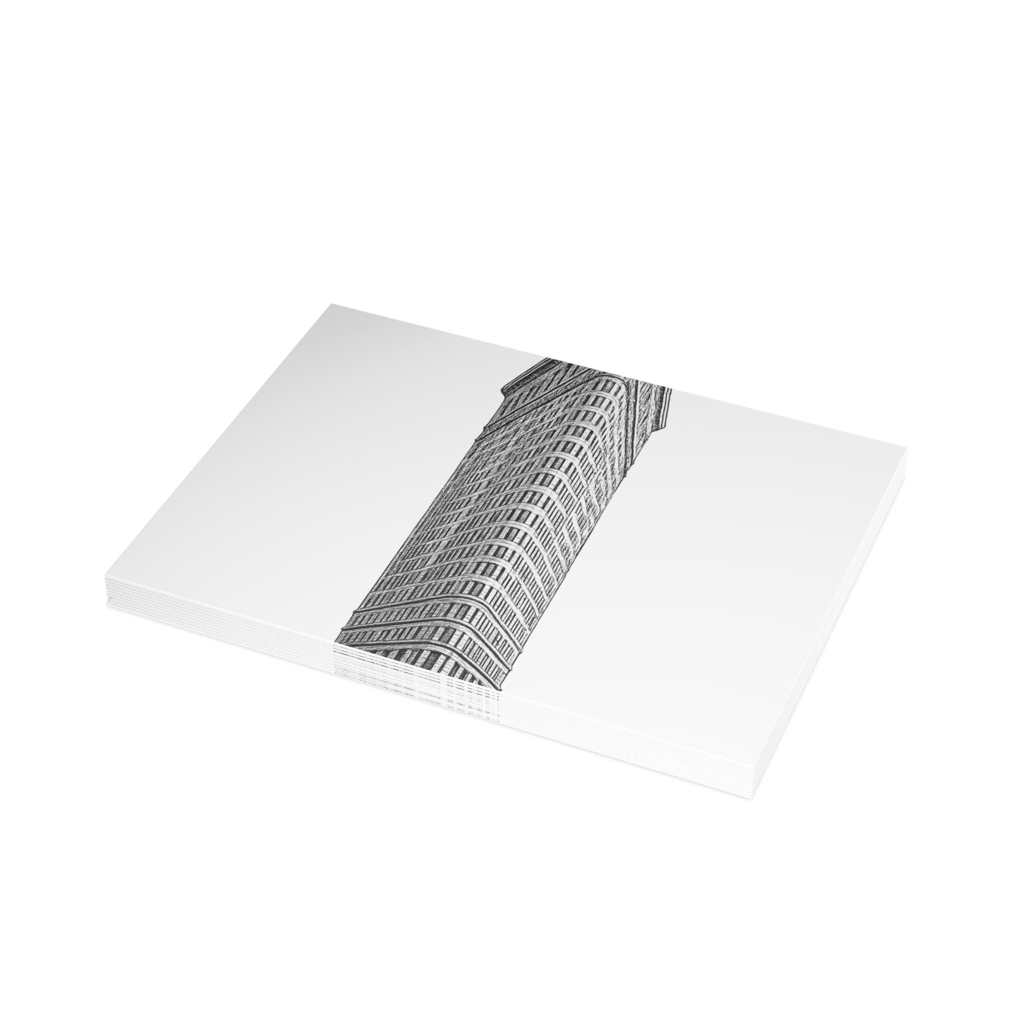 Flatiron Building Postcard Set —Architectural Sketch Postcard Bundle (with envelopes)