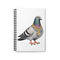 Customizable Diamond District NYC Pigeon Spiral Journal | Bling Jeweler Bird Lovers Notebook