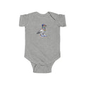 Customizable Queens NYC Pigeon Baby Onesie | New Yorker Reveal Infant Bodysuit