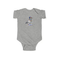 Customizable Queens NYC Pigeon Baby Onesie | New Yorker Reveal Infant Bodysuit