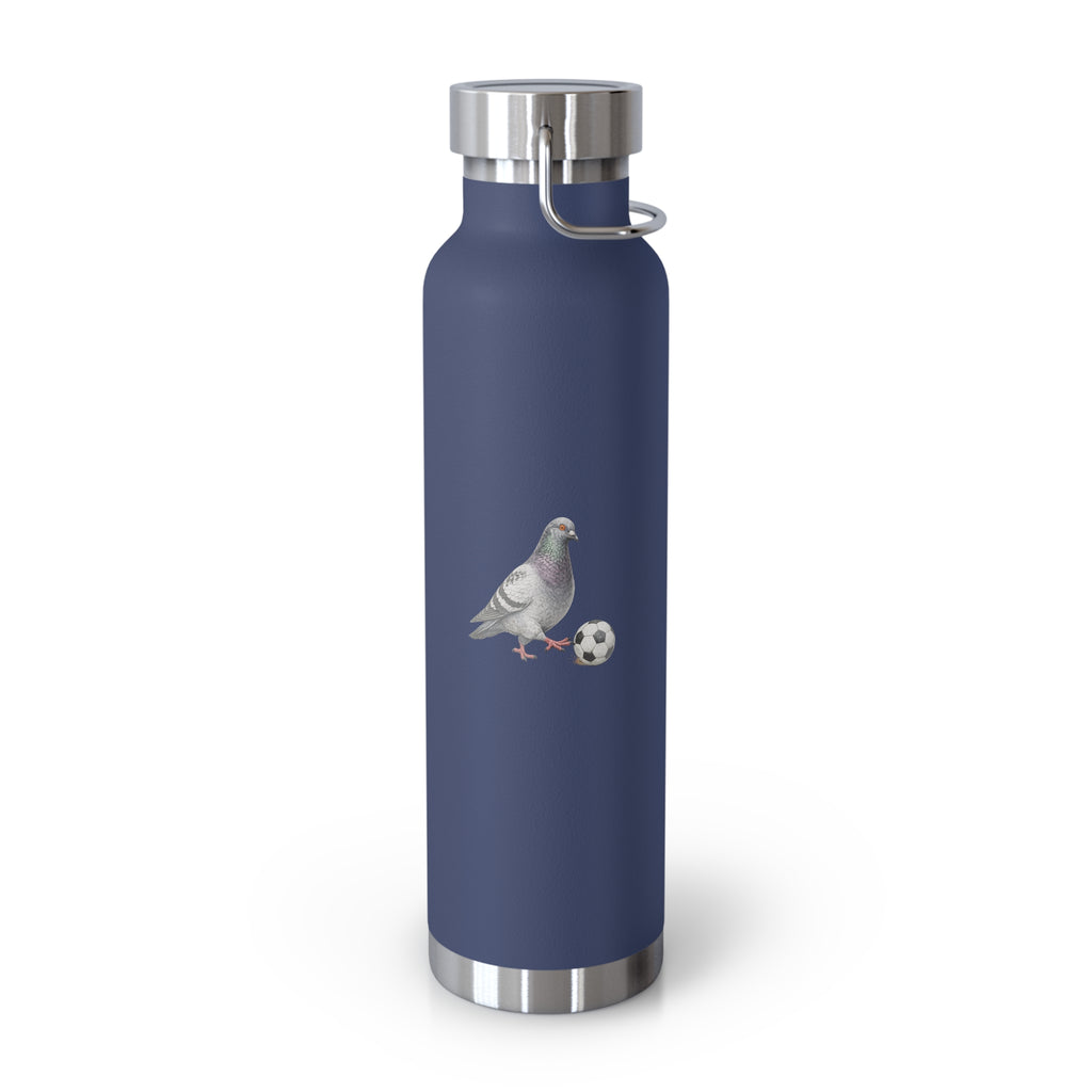 Customizable Corona NYC Pigeon 22oz Water Bottle | New York Soccer Player Copper Vacuum Insulated