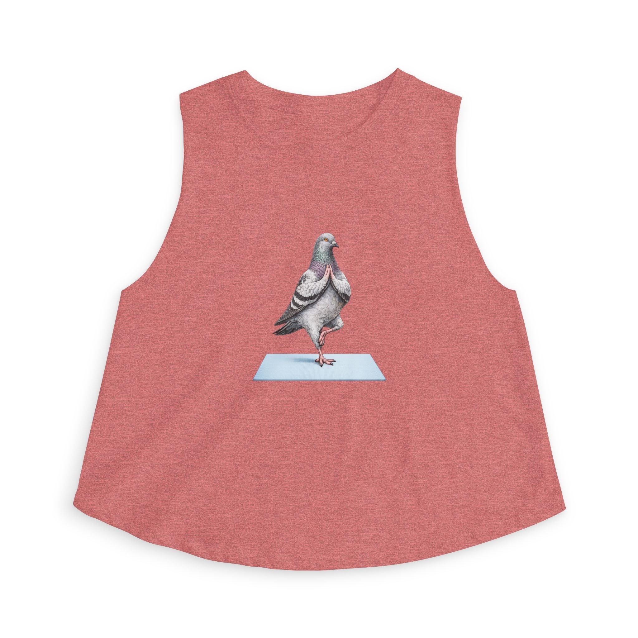 Central Park NYC Pigeon Crop Top — Yoga Bird Lovers YogiTank