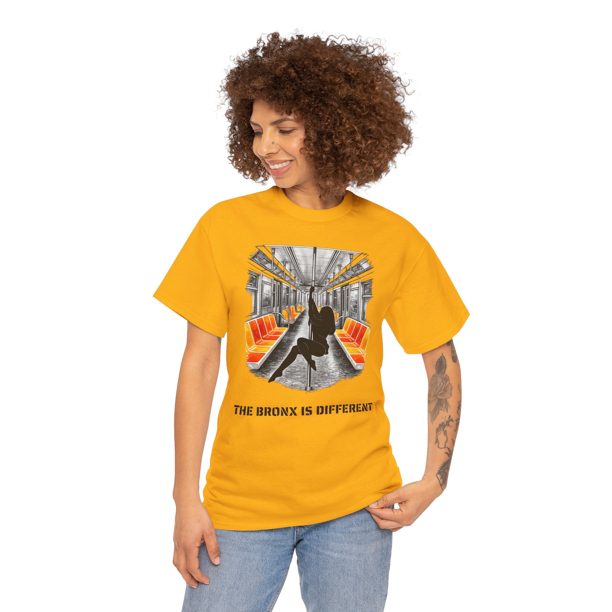 Bronx Subway Dancer Tee | NYC Pole Dancer T-shirt