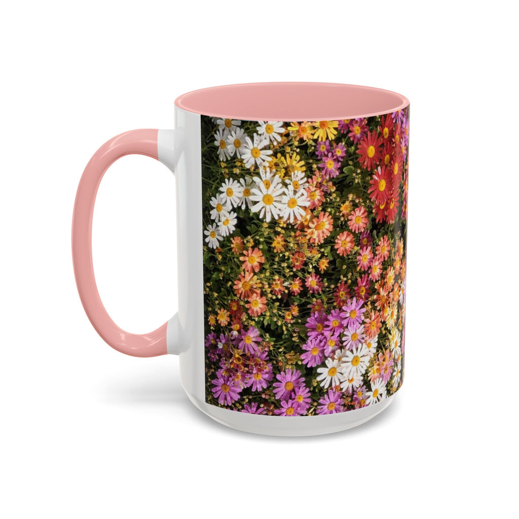 Central Park Korean Chrysanthemum Accent Coffee Mug — Tea Mug 11oz