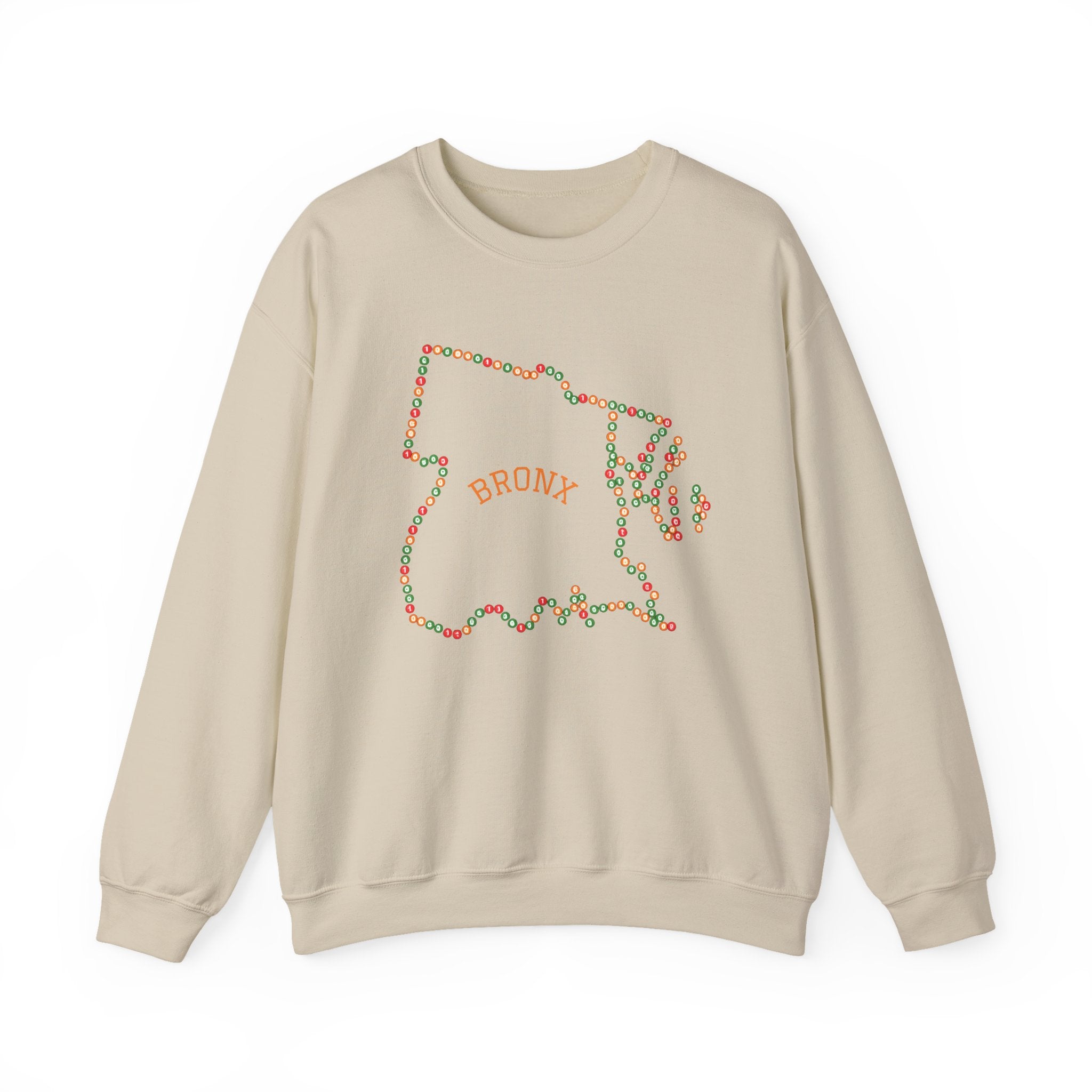 The Bronx Map Subway Signs Sweatshirt | NYC Crewneck Sweater
