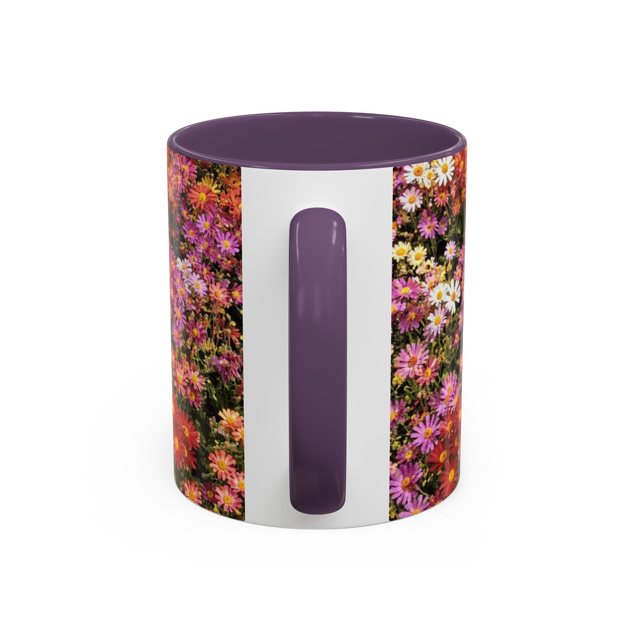 Central Park Korean Chrysanthemum Accent Coffee Mug — Tea Mug 11oz
