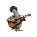 Greenwich Village NYC Pigeon 3" x 3" Sticker