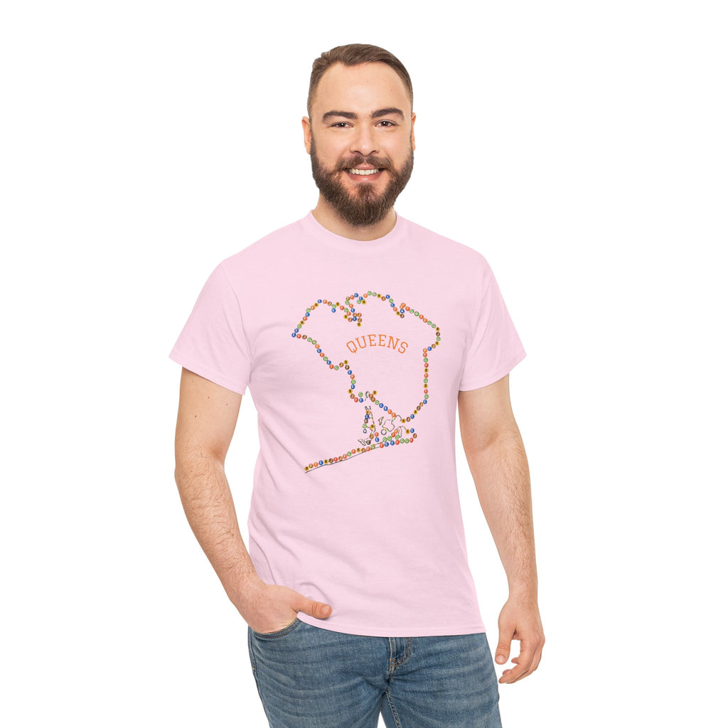 Queens Map Subway Signs T-Shirt | NYC Subway Tee