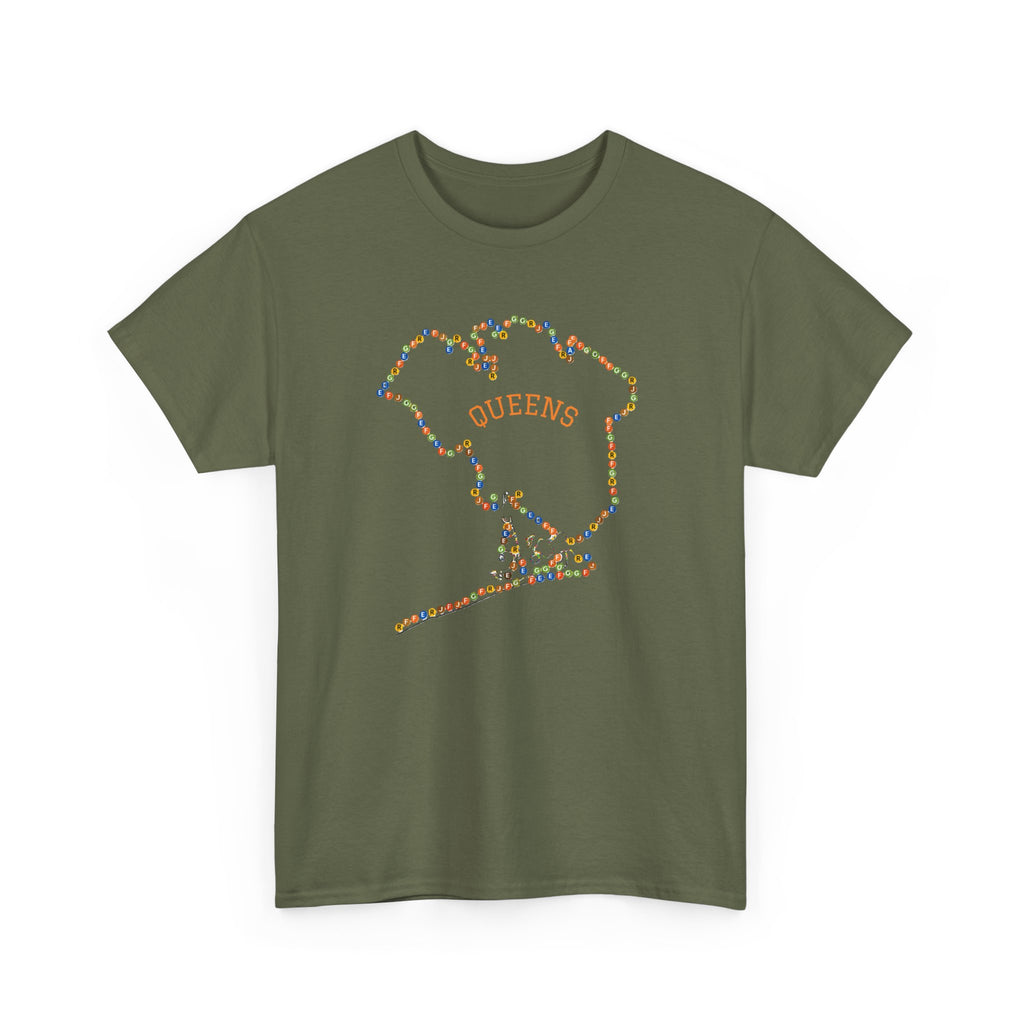 Queens Map T-Shirt | Subway Signs Tee