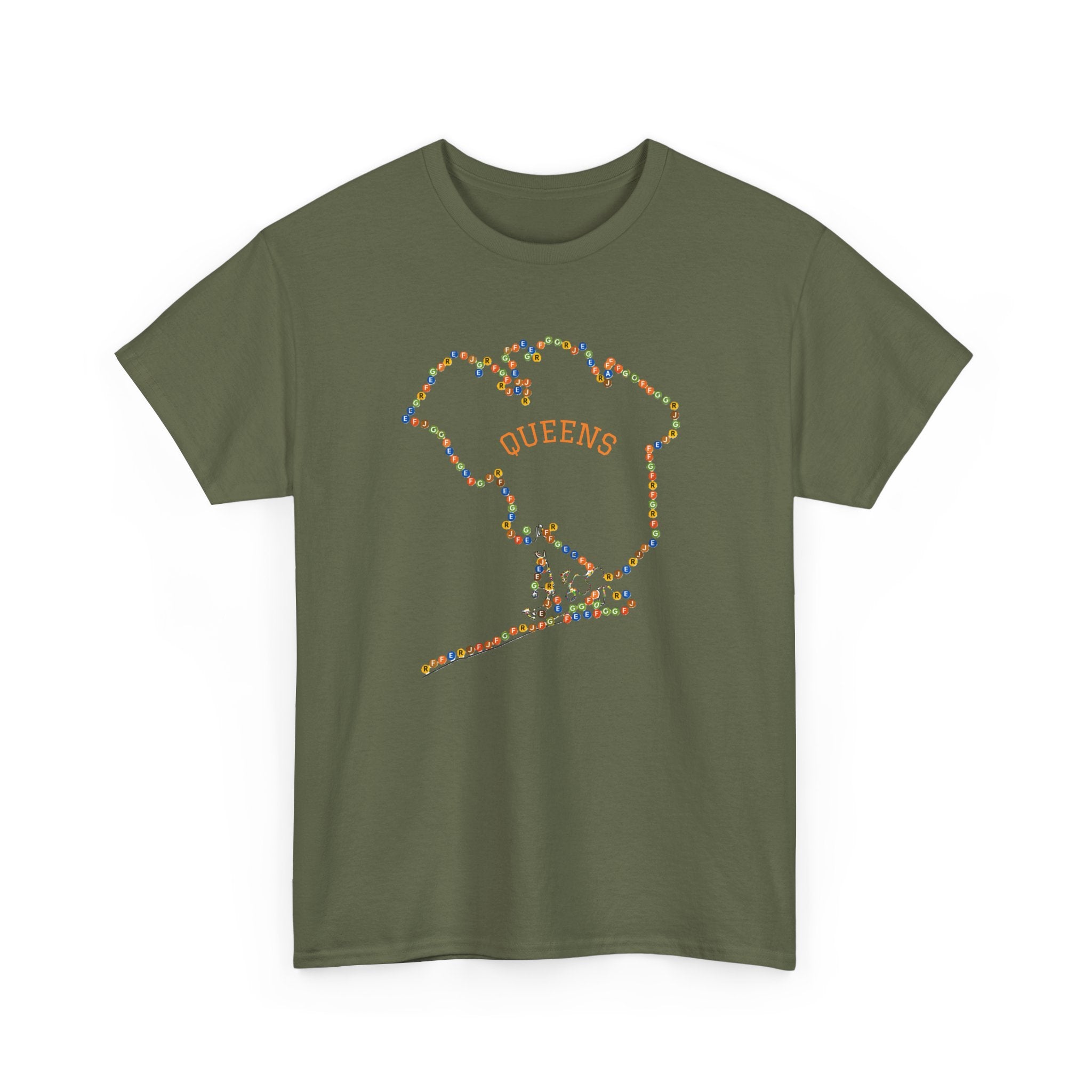 Queens Map T-Shirt | Subway Signs Tee