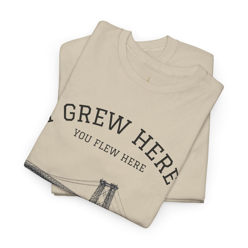 Williamsburg Bridge T-Shirt | I Grew Here You Flew Here Brooklyn NYC Tee