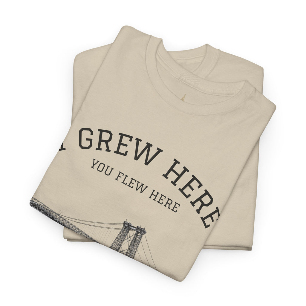 Williamsburg Bridge T-Shirt | I Grew Here You Flew Here Brooklyn NYC Tee