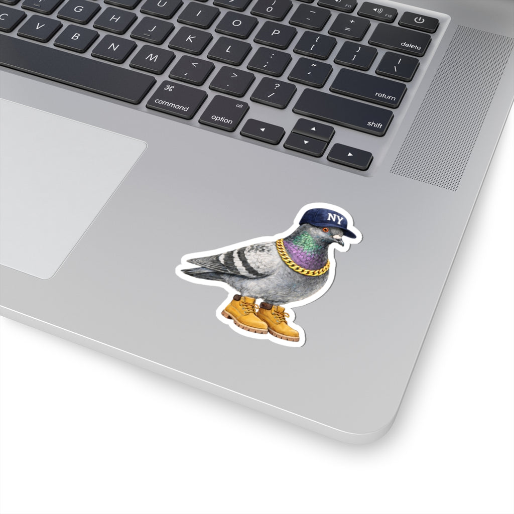 Bronx NYC Pigeon 3" x 3" Sticker