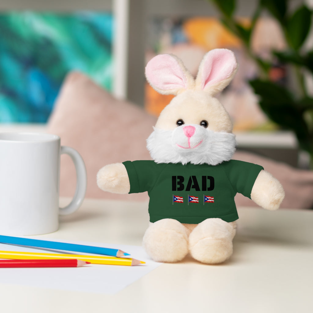 Bad Rabbit Stuffed Animal with T-Shirt
