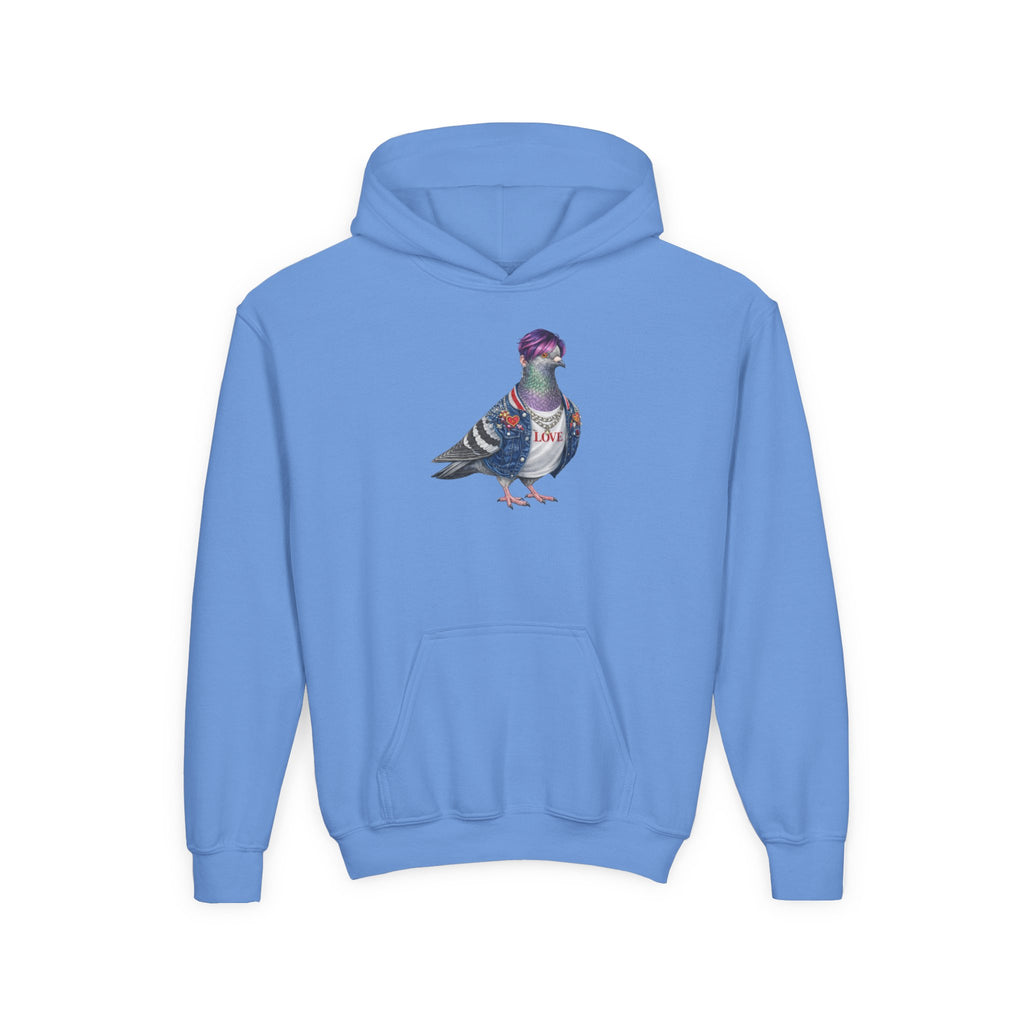 Sudadera con Capucha Personalizable para Niños Koreatown NYC Pigeon NYC | Sudadera con Capucha para Niños Amantes de las Aves Estrella de KPop de Nueva York