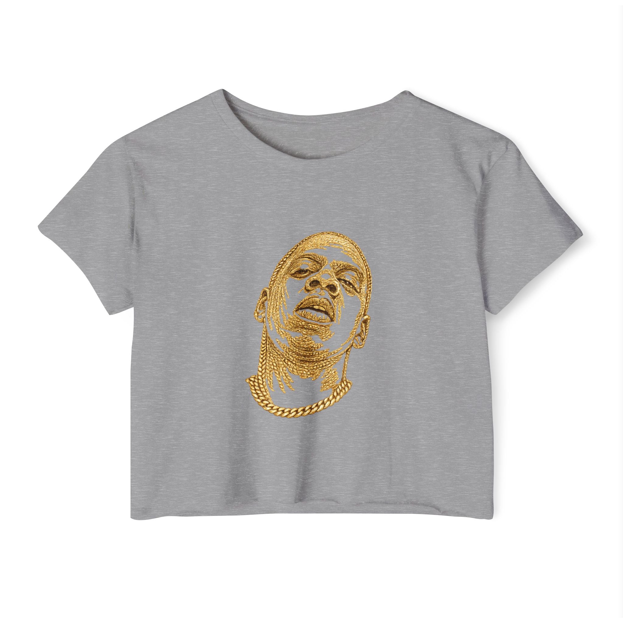 Gold Chain Jay Z Crop Top T-shirt   Music Tee