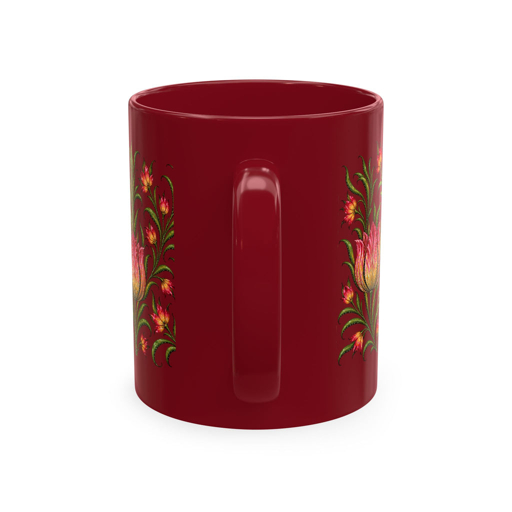 Floral Pattern Ceramic Mug — Botanic Garden Tea Coffee Cup
