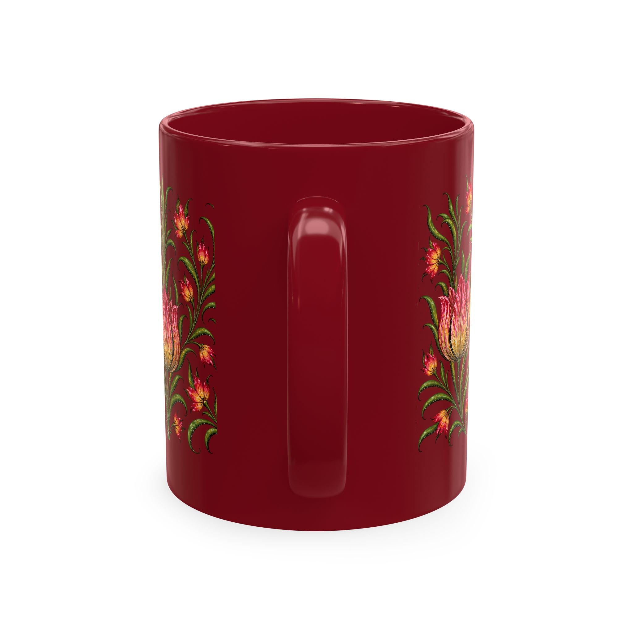 Floral Pattern Ceramic Mug — Botanic Garden Tea Coffee Cup