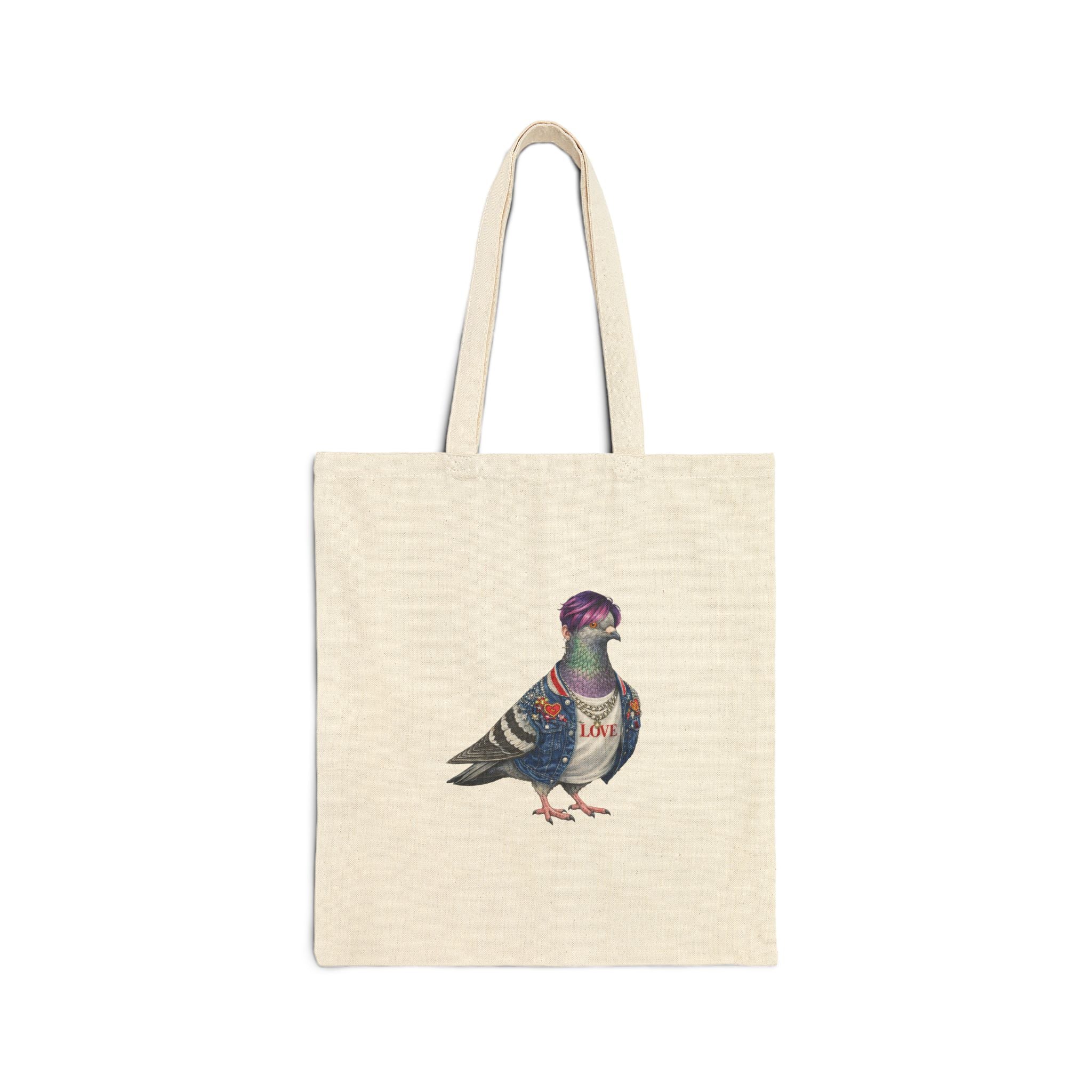 Customizable Koreatown NYC Pigeon Subway Tote Bag | New York K-Pop Star Bird Lovers Tote