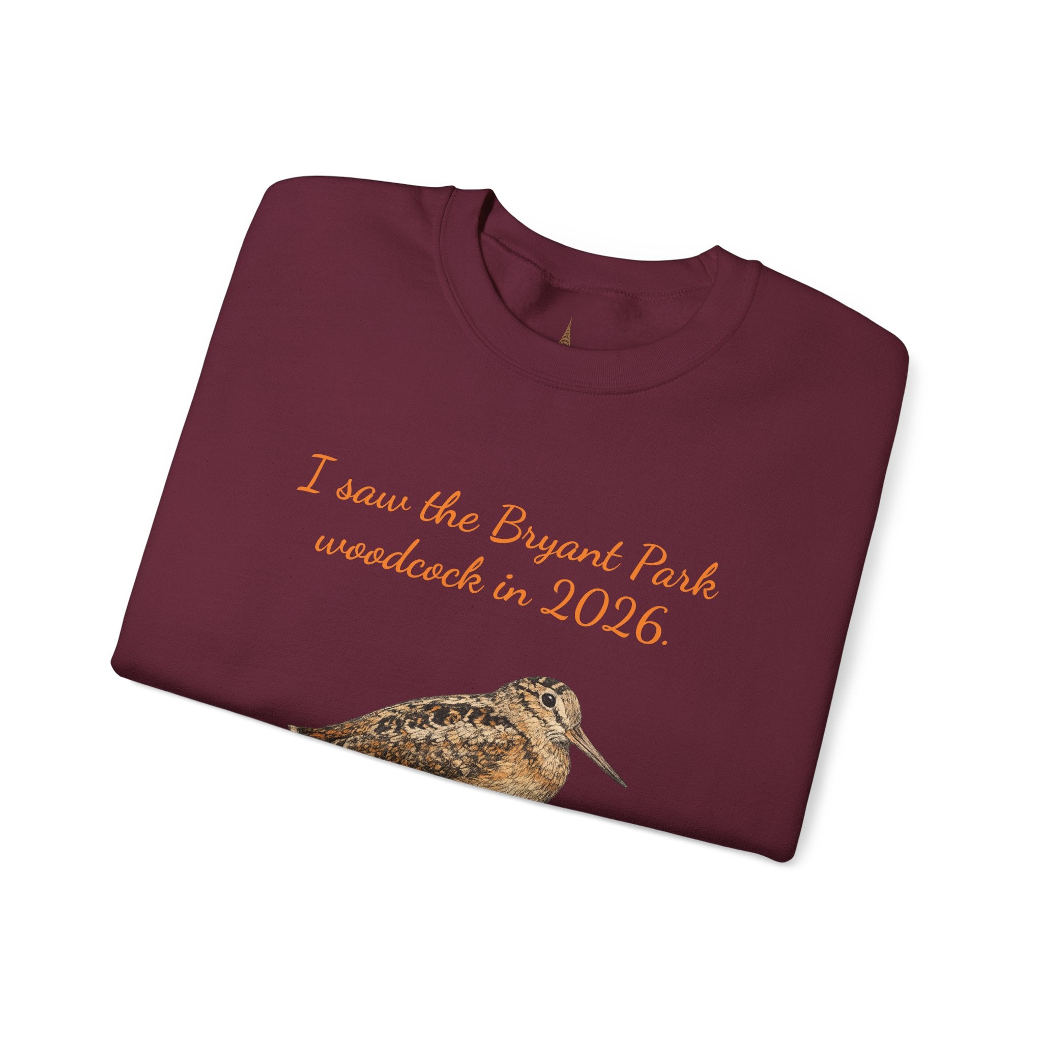 Bryant Park American Woodcock Sweatshirt | NYC Bird Lover Sweater