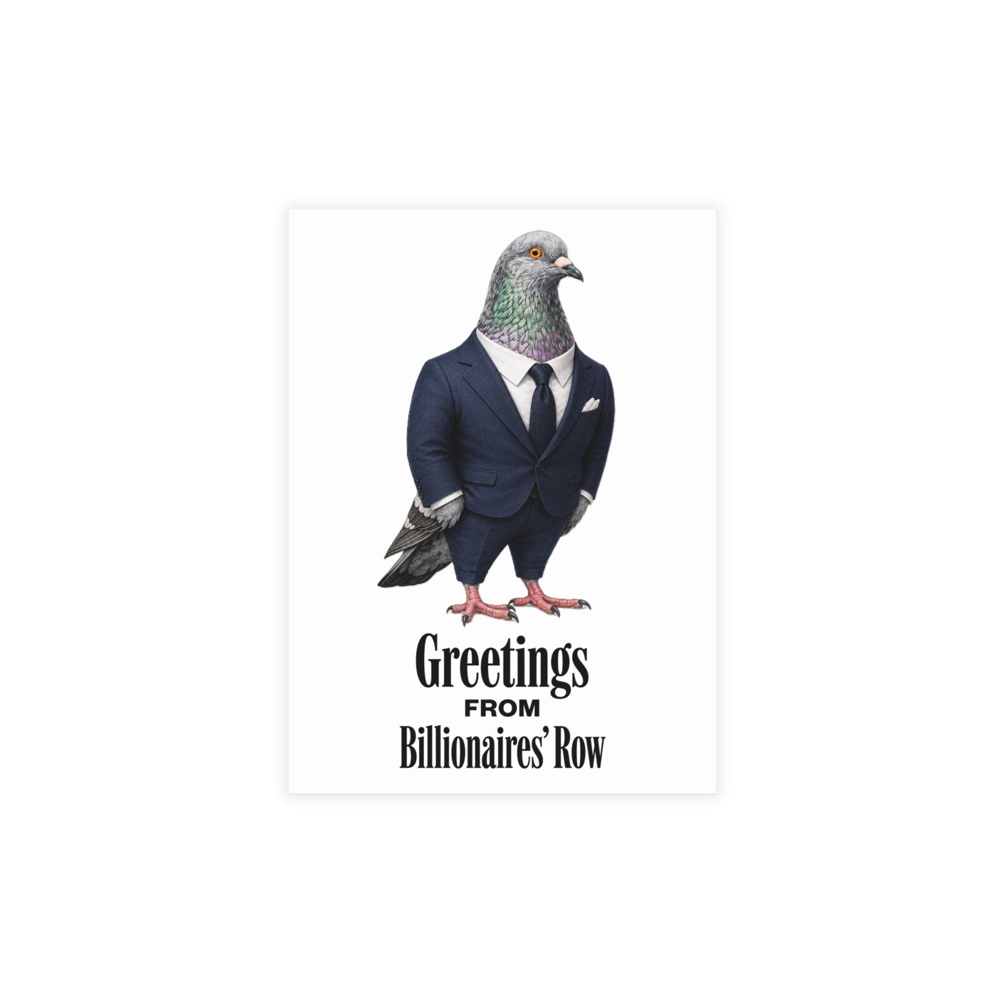 Billionaire's Row NYC Pigeon Postcard Bundle (envelopes included)