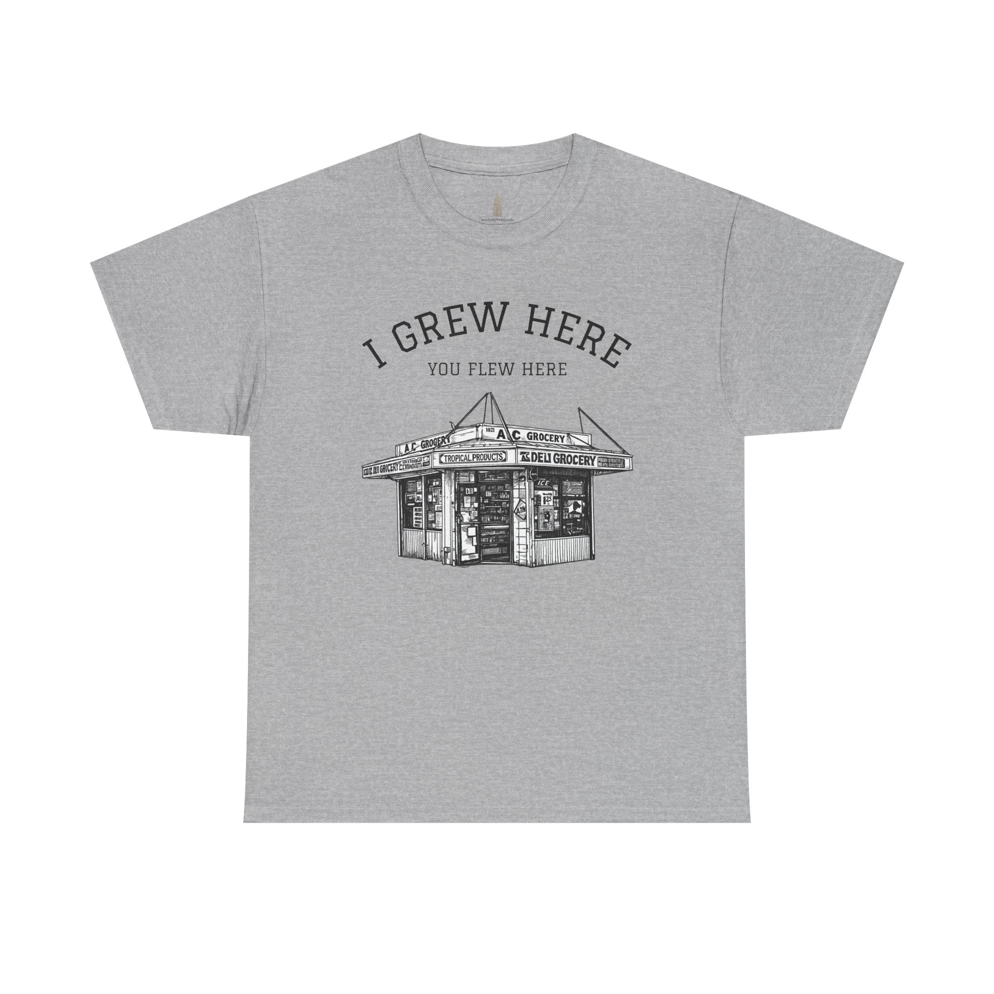 NYC Bodega T-Shirt | New York I Grew Here You Flew Here Tee