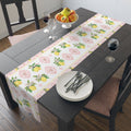 Little Italy Amalfi Pink with Lemon 2 Table Runner – Mediterranean Dining Decor