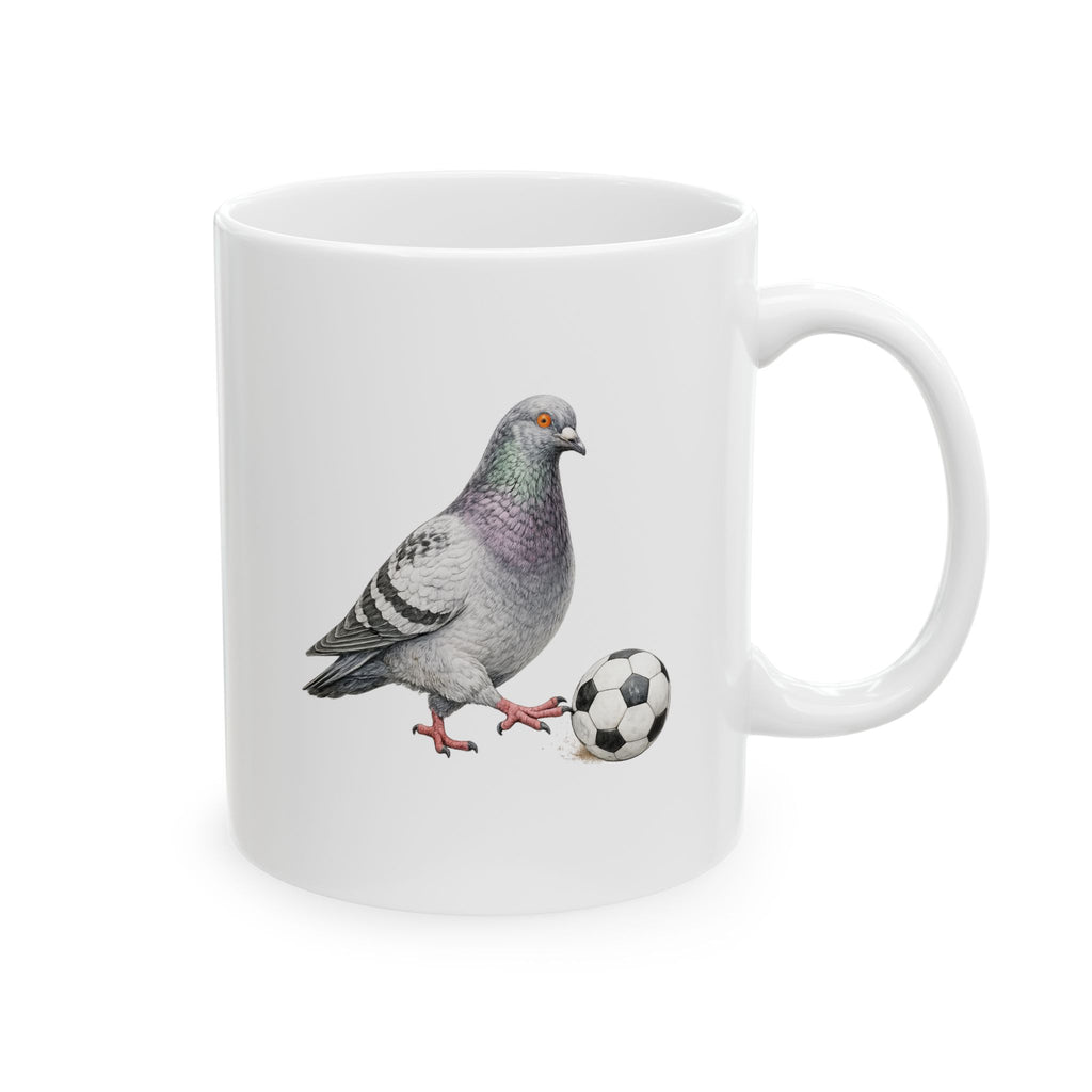 Customizable Corona NYC Pigeon Mug | Soccer Player Bird Lovers Ceramic Coffee Cup