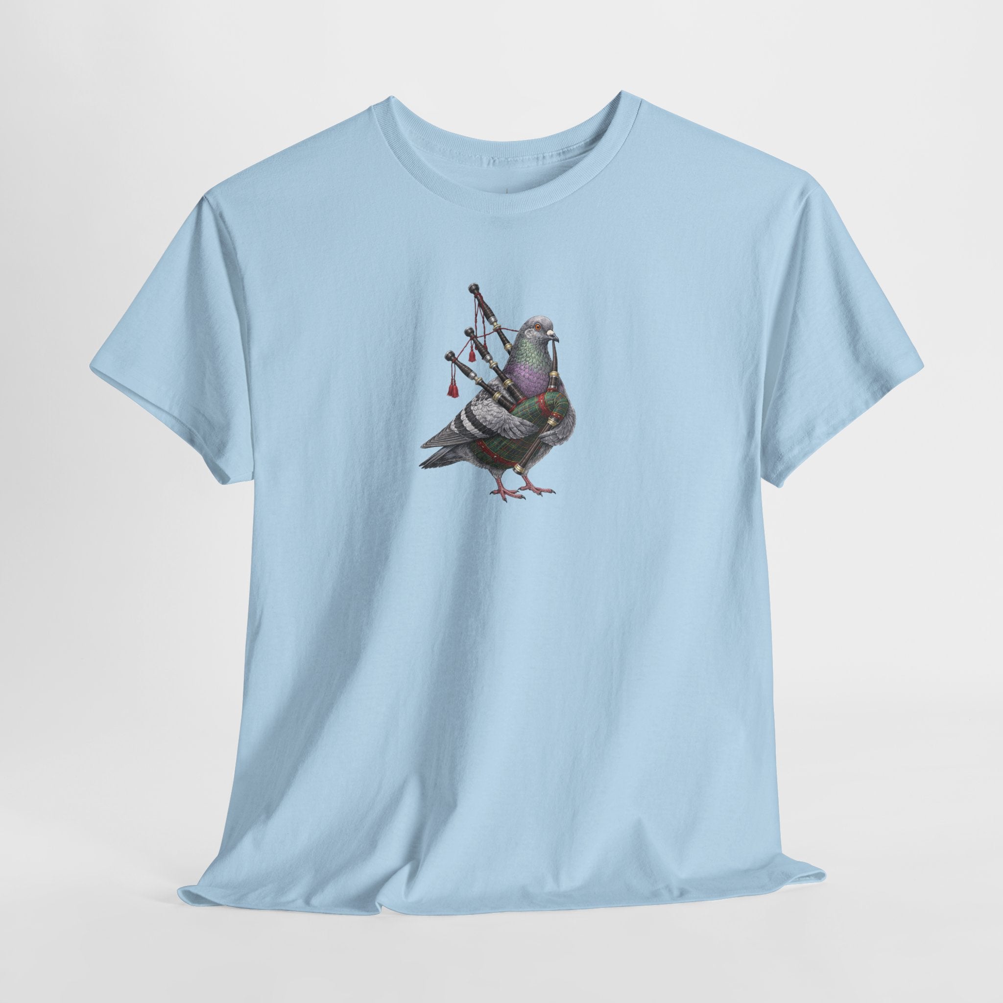 Customizable Woodlawn NYC Pigeon T-Shirt | Bagpiper Tee