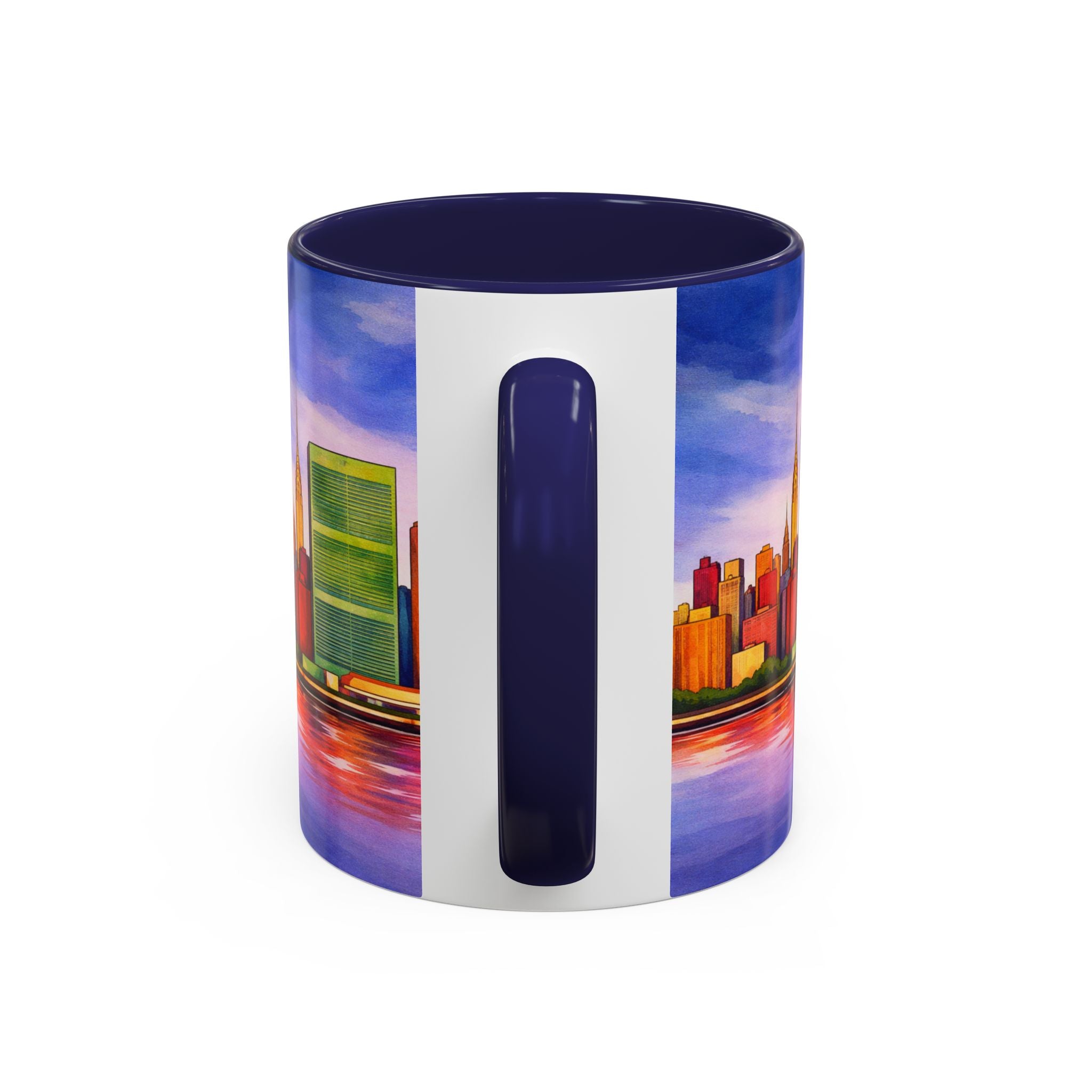 Colorful Midtown Manhattan Skyline NYC Accent Coffee Mug