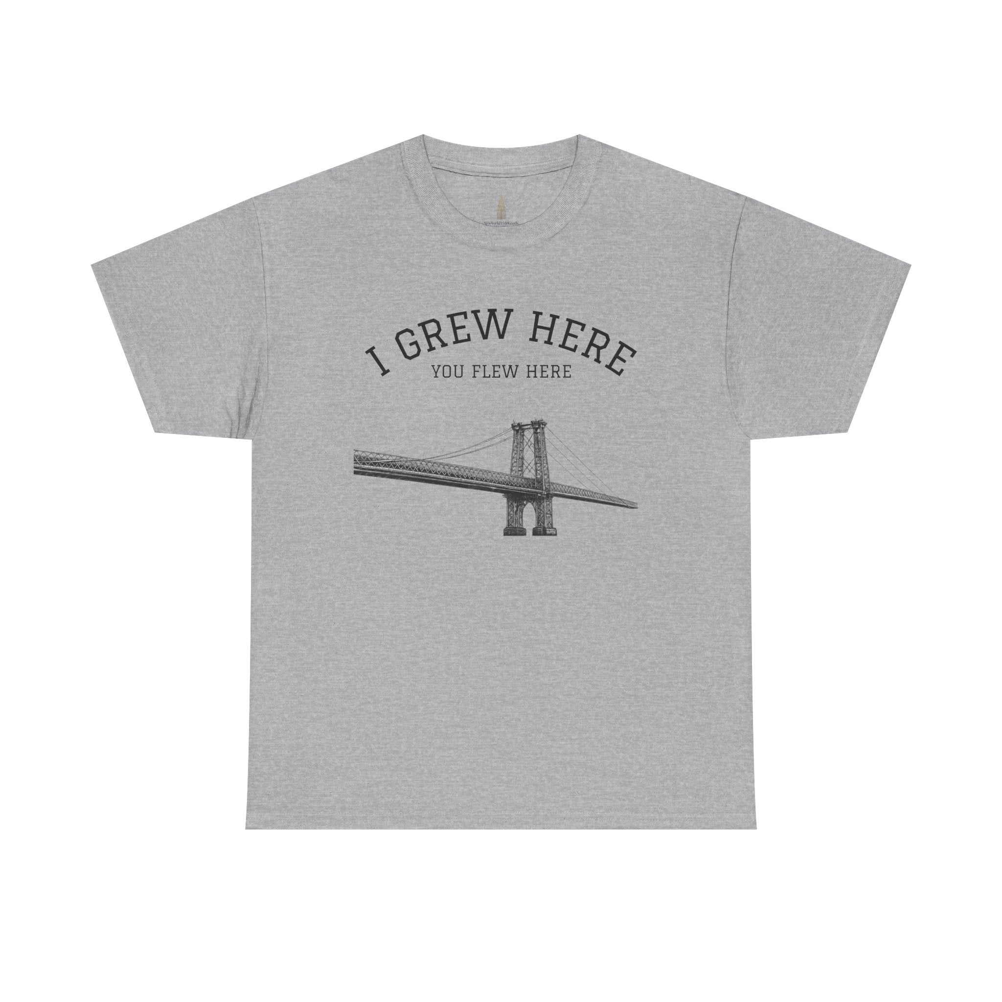 Williamsburg Bridge T-Shirt | I Grew Here You Flew Here Brooklyn NYC Tee