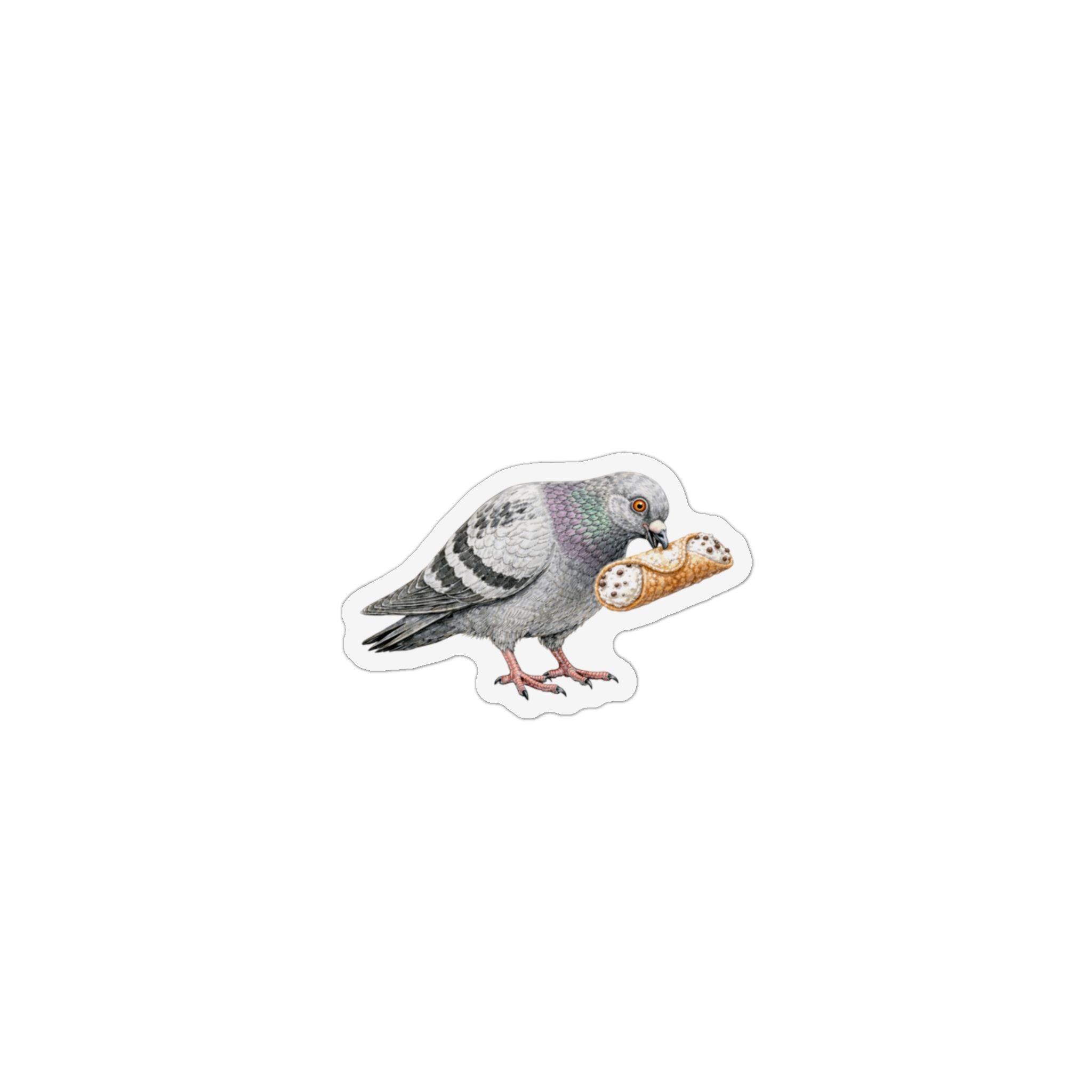 Arthur Avenue NYC Pigeon Magnet | Little Italy Cannoli Bird Lover Magnet
